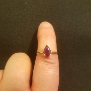 Genuine Ruby ring